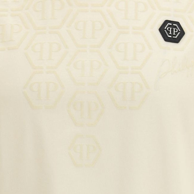 Beige Cotton T-Shirt