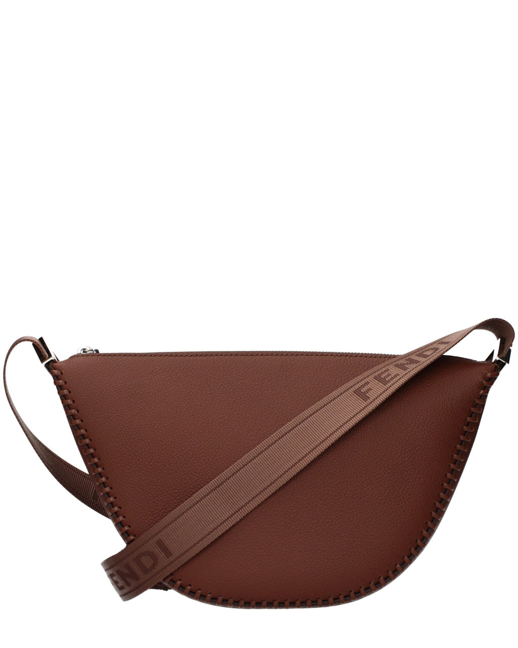 Brown Leather Crossbody Bag