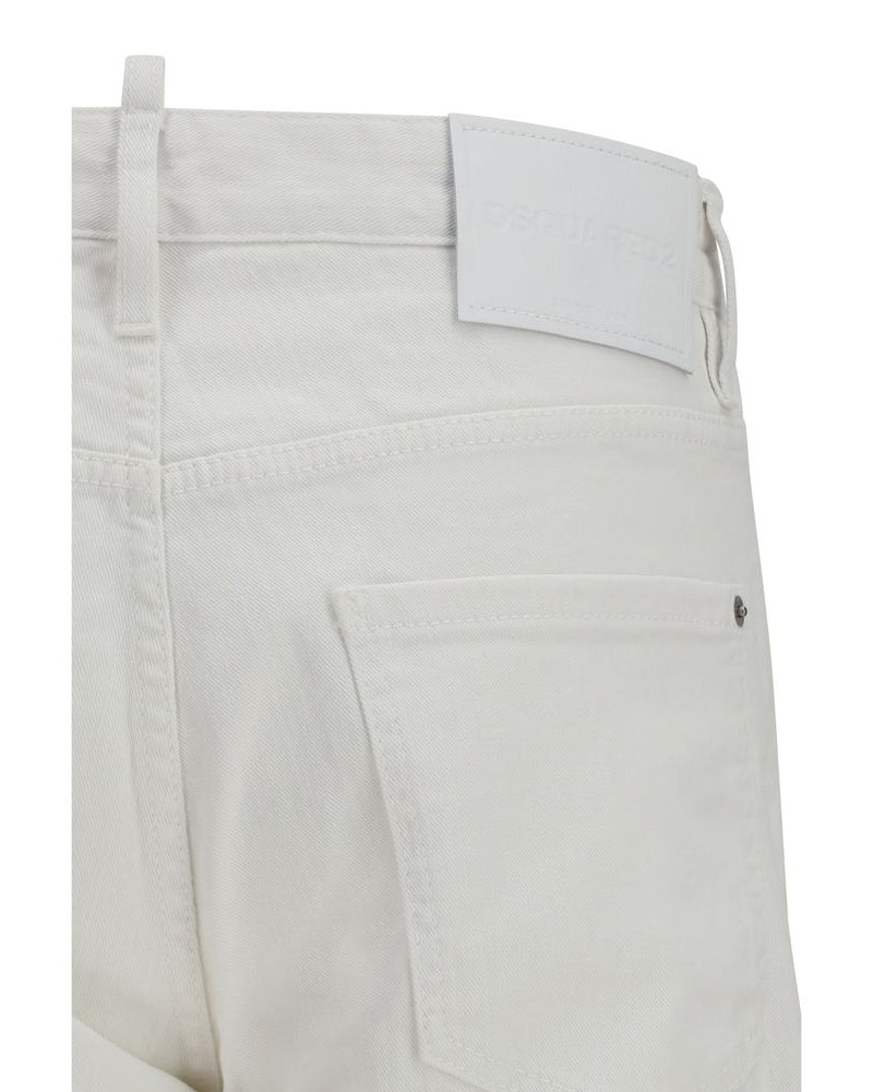 White Cotton Jeans Denim