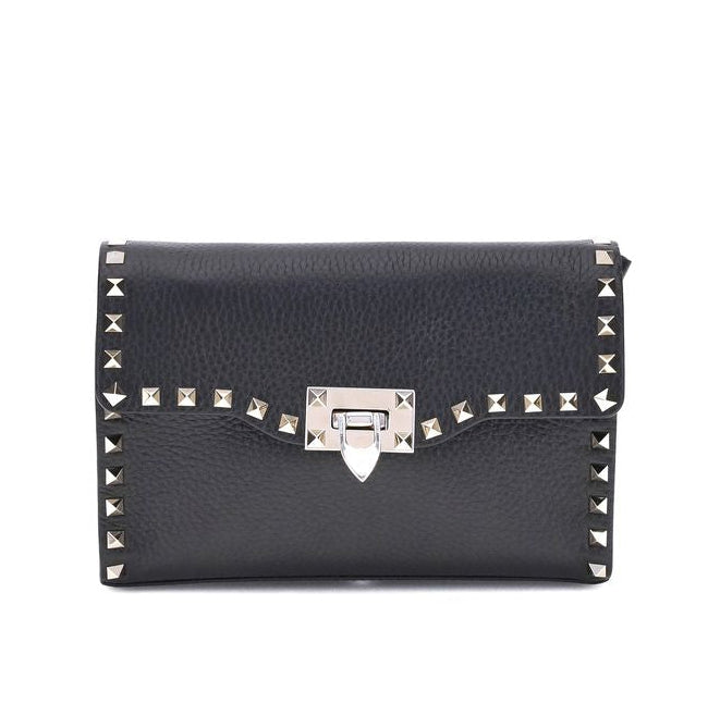 Black Calf Leather Bos Taurus Shoulder Bag