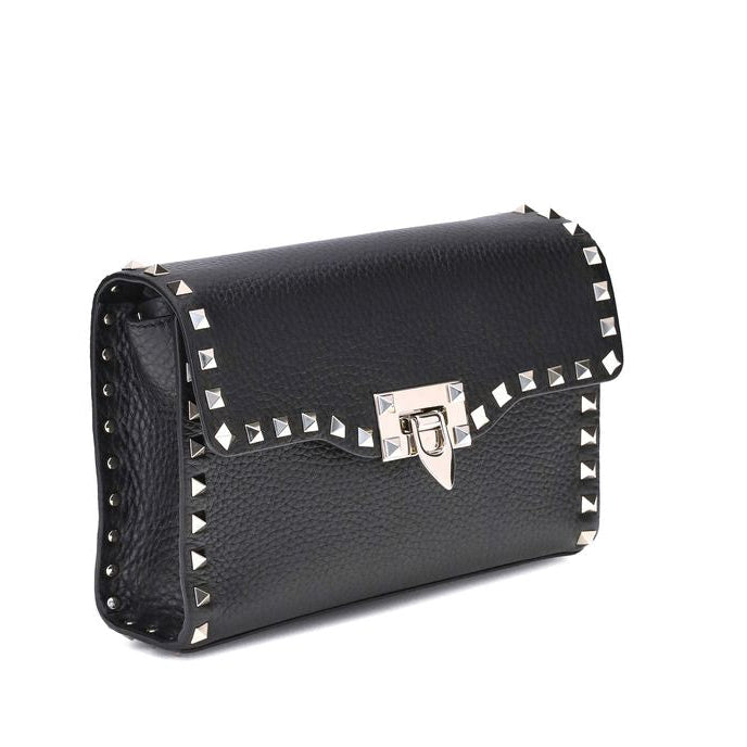 Black Calf Leather Bos Taurus Shoulder Bag