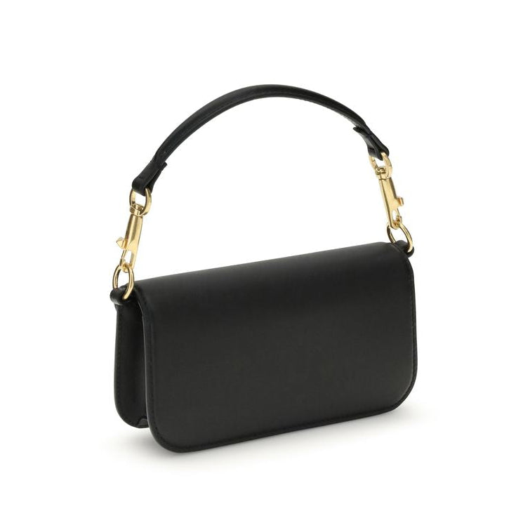 Black Calf Leather Bos Taurus Shoulder Bag