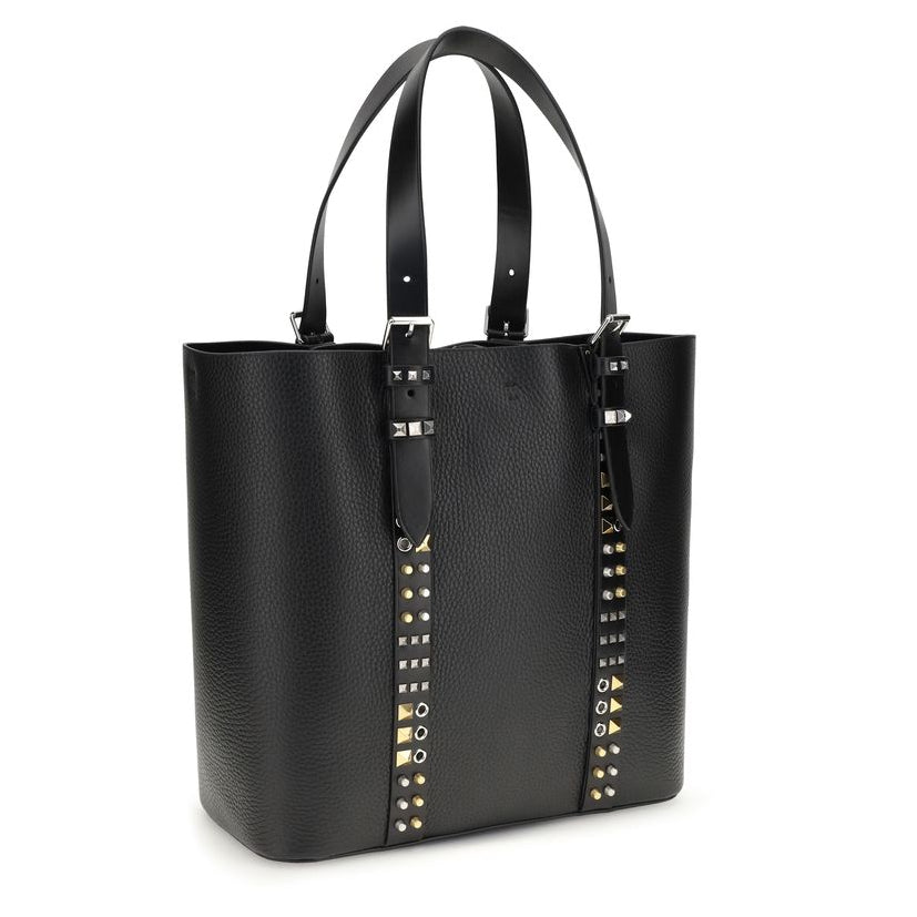 Black Calf Leather Bos Taurus Shoulder Bag