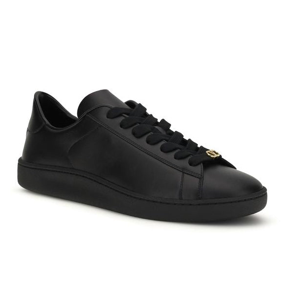 Black Calf Leather Bos Taurus Sneakers