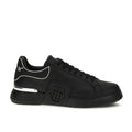 Black Calf Leather Bos Taurus Low Top Sneakers