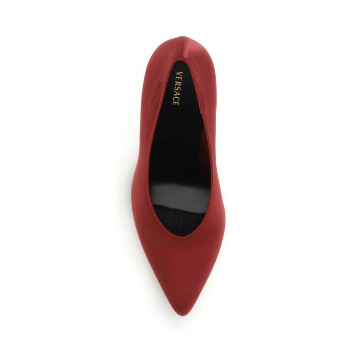 Multicolor Viscose High Heel Pumps