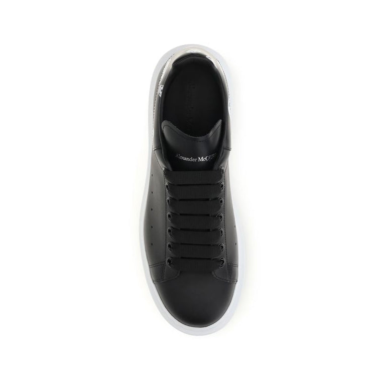 Black Calf Leather Bos Taurus Chunky Sneakers
