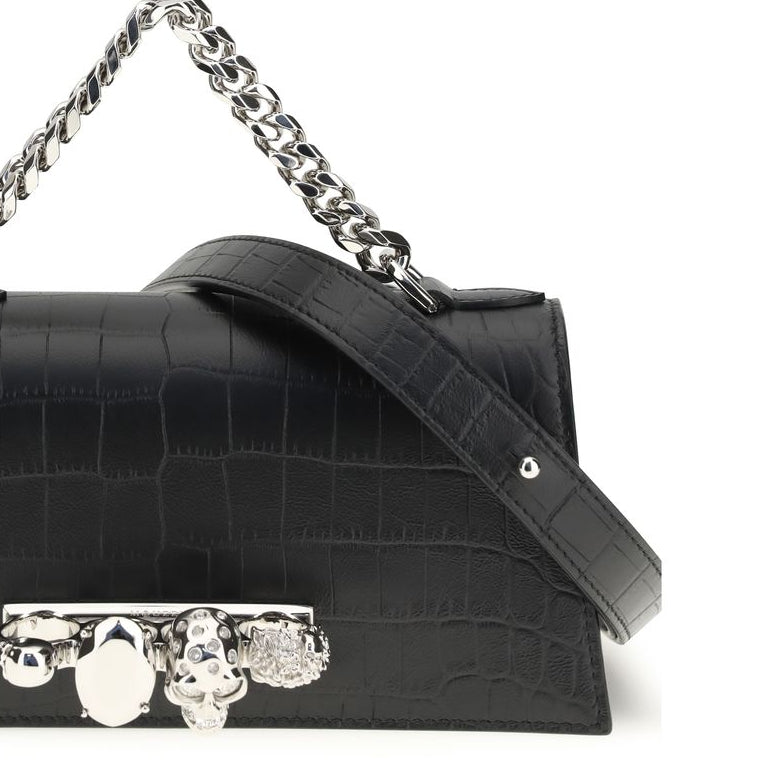 Black Calf Leather Bos Taurus Shoulder Bag