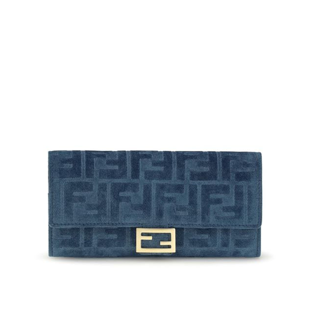 Blue Cotton Wallet