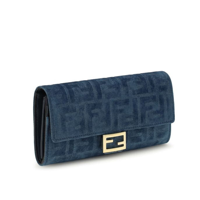 Blue Cotton Wallet
