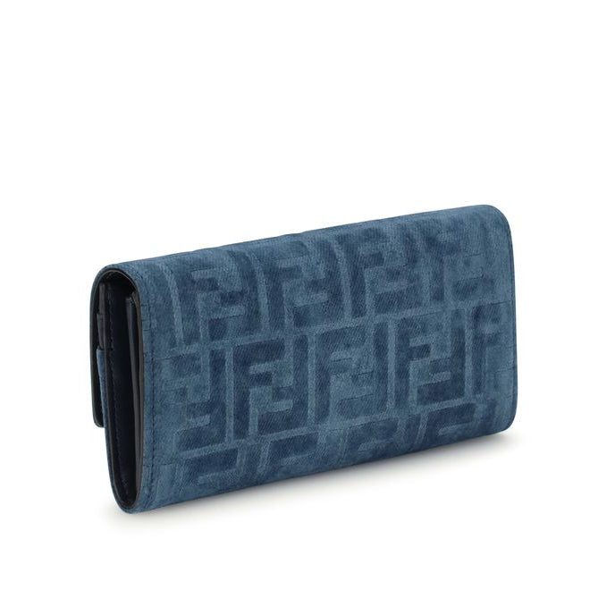 Blue Cotton Wallet