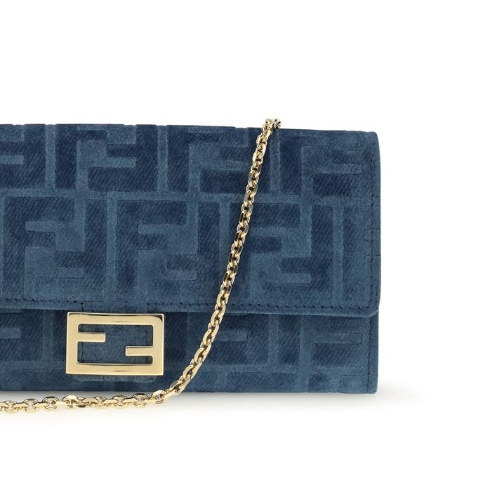 Blue Cotton Wallet