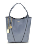 Blue Calf Leather Bos Taurus Shoulder Bag