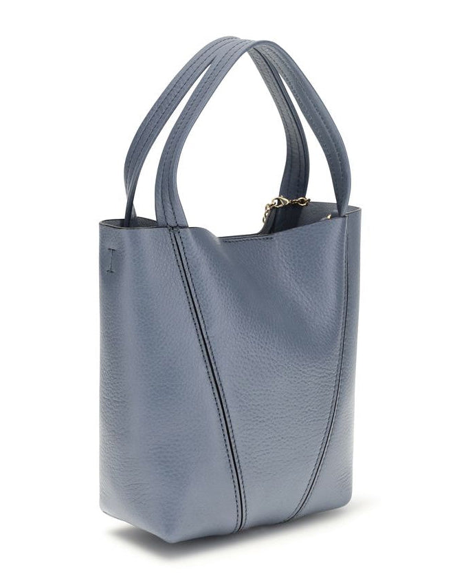 Blue Calf Leather Bos Taurus Shoulder Bag