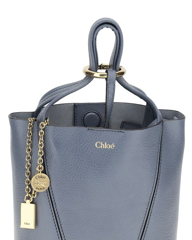 Blue Calf Leather Bos Taurus Shoulder Bag