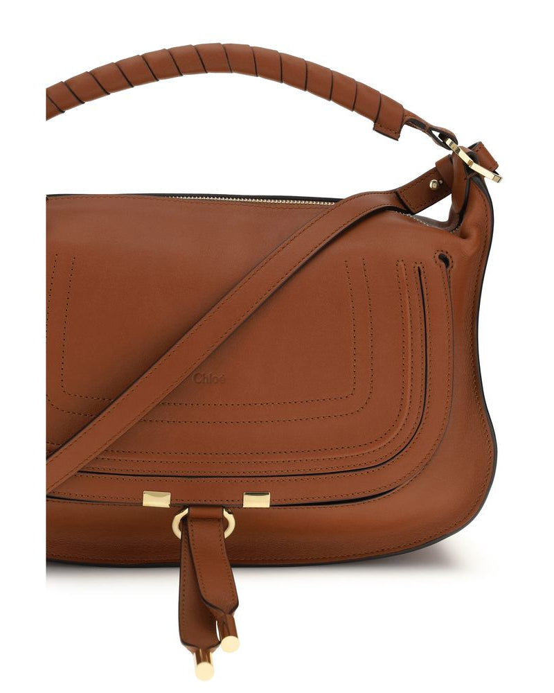 Brown Calf Leather Bos Taurus Shoulder Bag