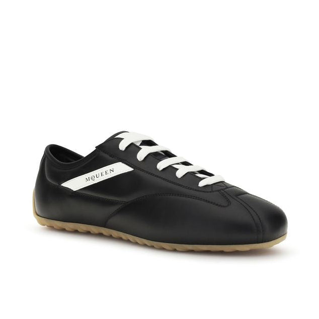 Black Calf Leather Bos Taurus Low Top Sneakers