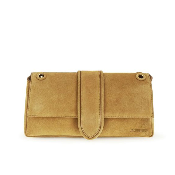 Beige Calf Leather Bos Taurus Shoulder Bag