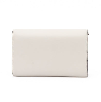White Avenue Leather Shoulder Strap Bag