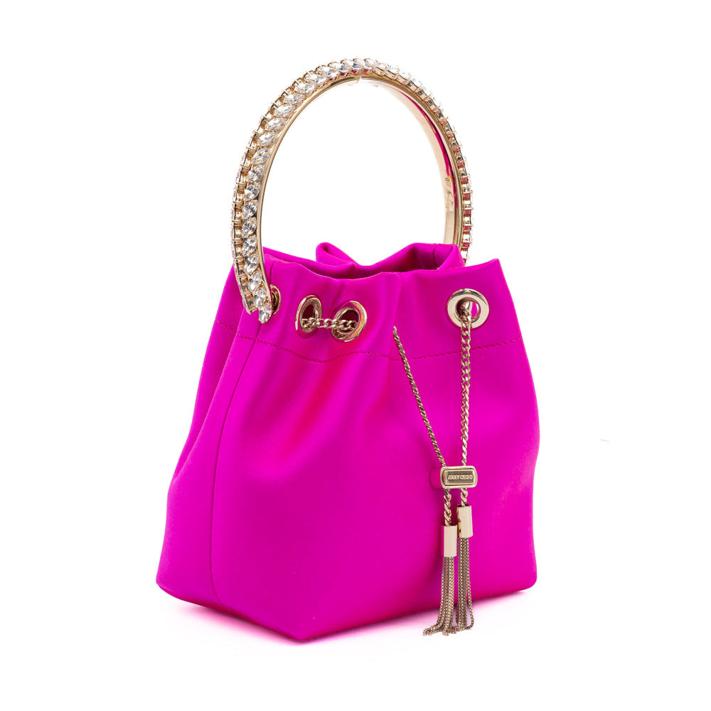 Fuchsia Bon Bon Satin Bucket