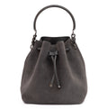 Dark Grey Bon Bon Suede Bucket