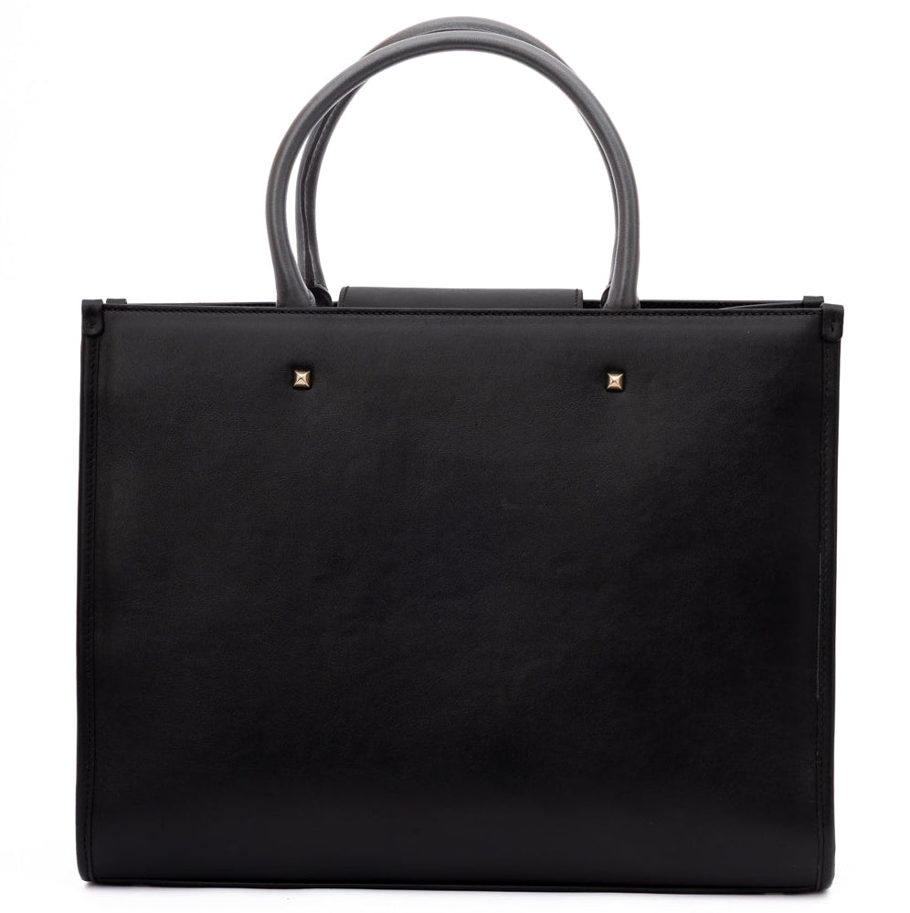Black Avenue S Tote Leather Handbag