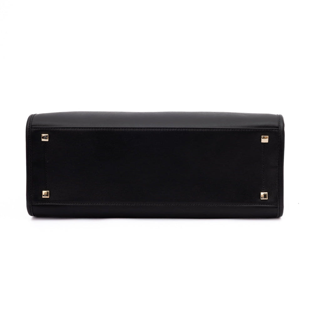 Black Avenue S Tote Leather Handbag