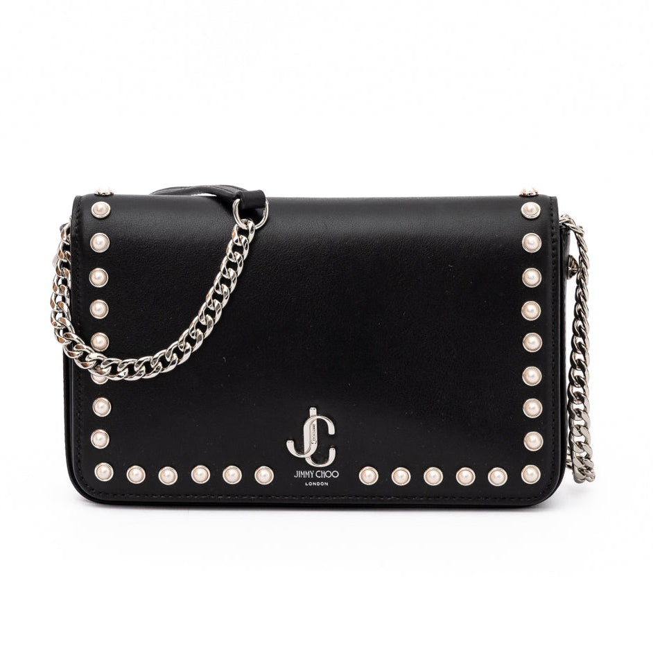 Black Leather Crossbody Bag