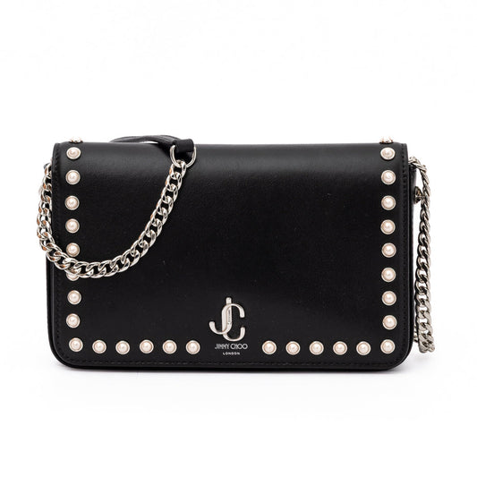 Black Leather Crossbody Bag