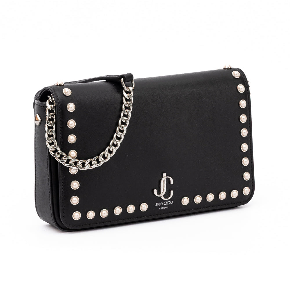 Black Leather Crossbody Bag