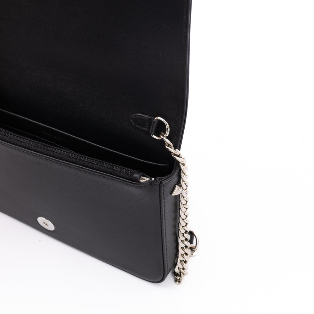 Black Leather Crossbody Bag