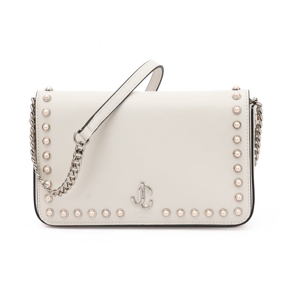 White Leather Crossbody Bag