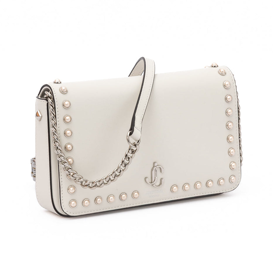 White Leather Crossbody Bag