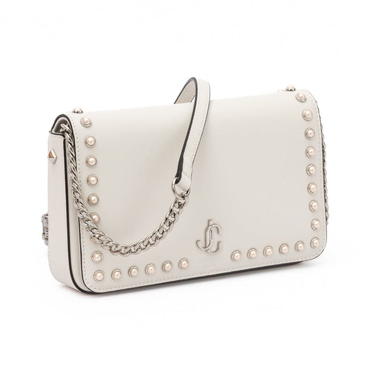 White Leather Crossbody Bag