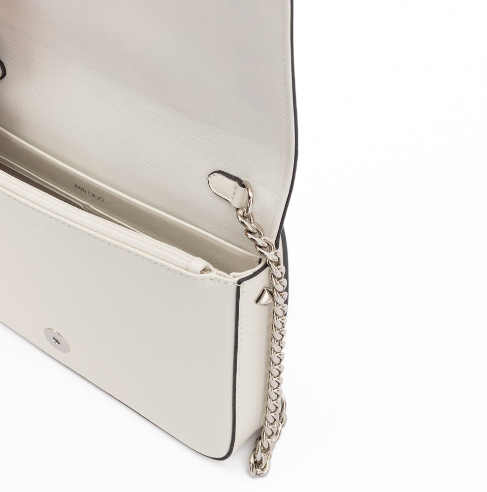 White Leather Crossbody Bag