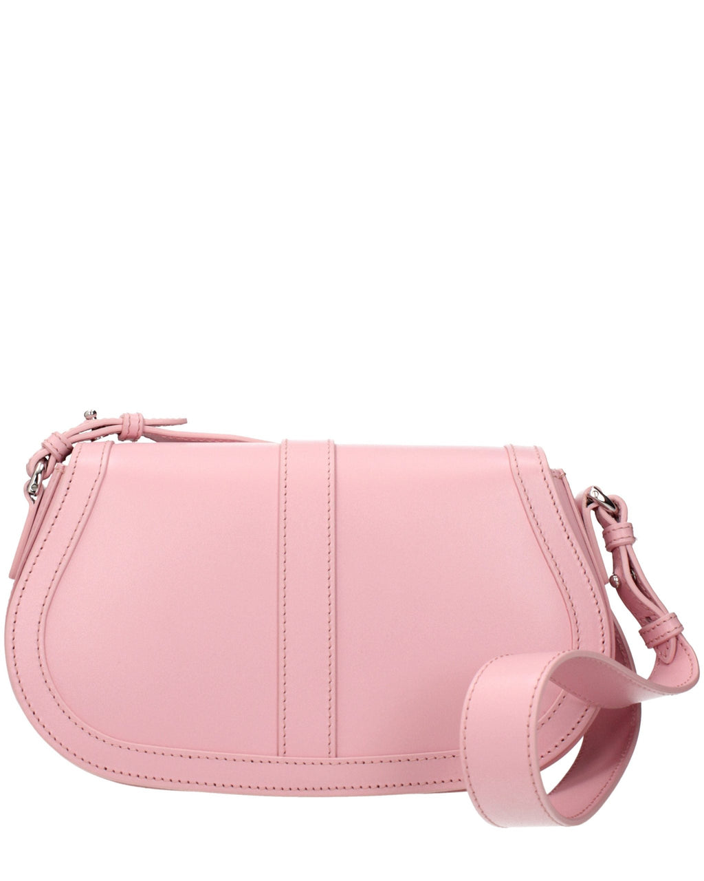 Pink Leather Shoulder Bag