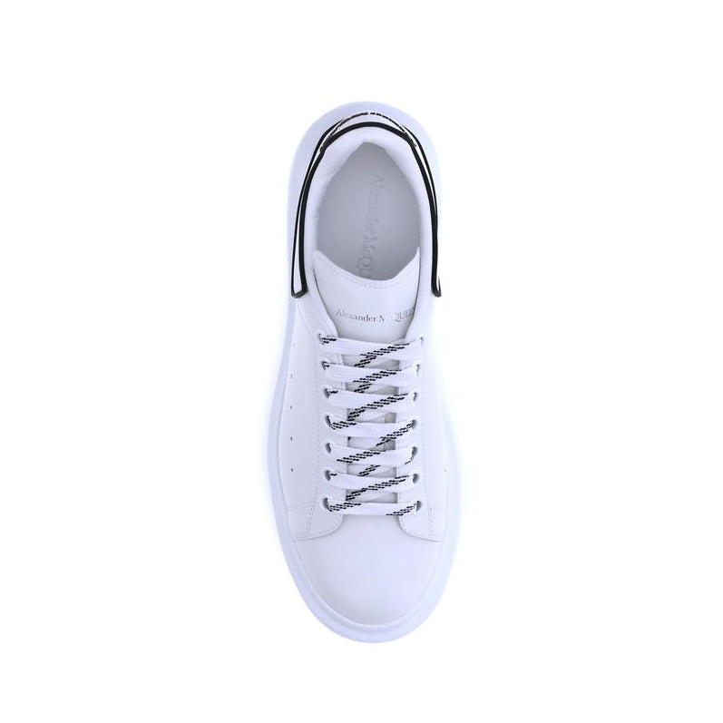 White Calf Leather Bos Taurus Platform Sneakers