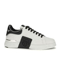 White Calf Leather Bos Taurus Low Top Sneakers