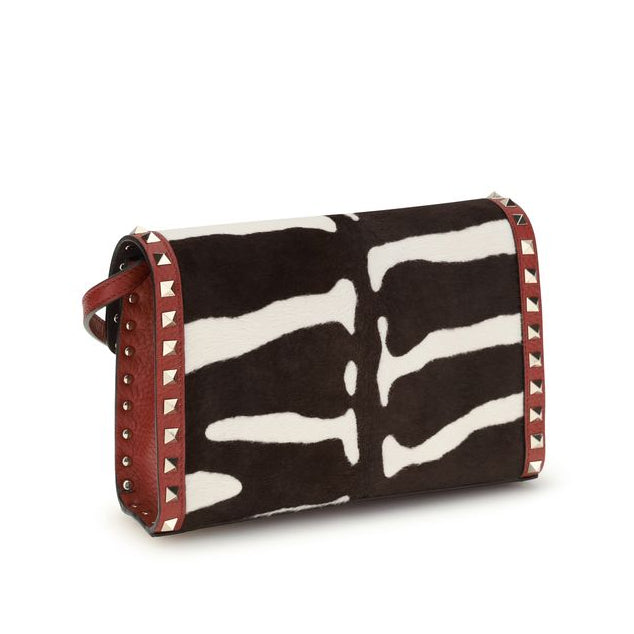 Multicolor Calf Leather Bos Taurus Shoulder Bag