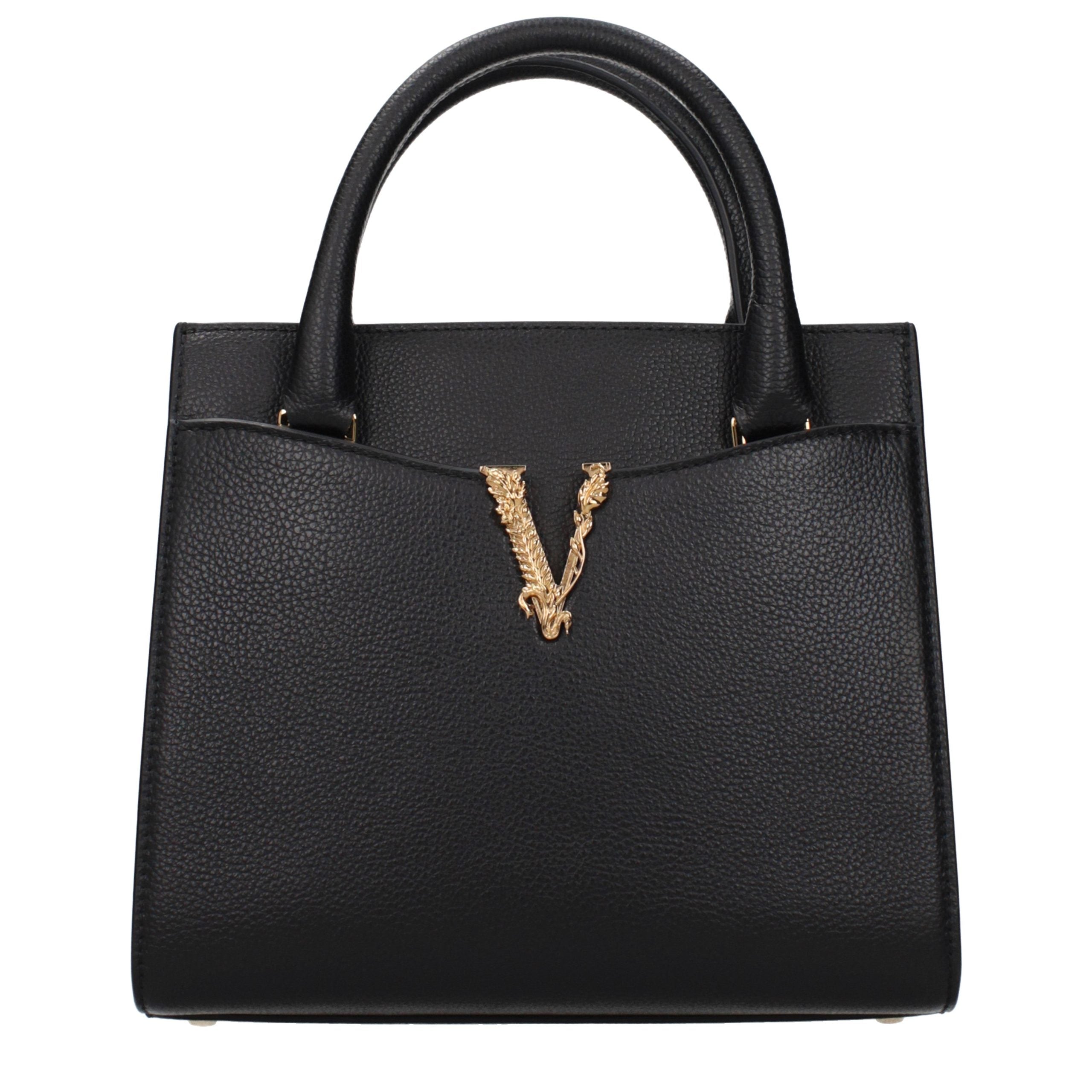 Black Leather Handbag