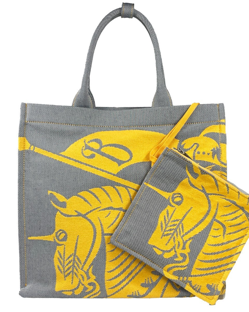 Burberry EKD Canvas Tote Bag With Coin Pouch