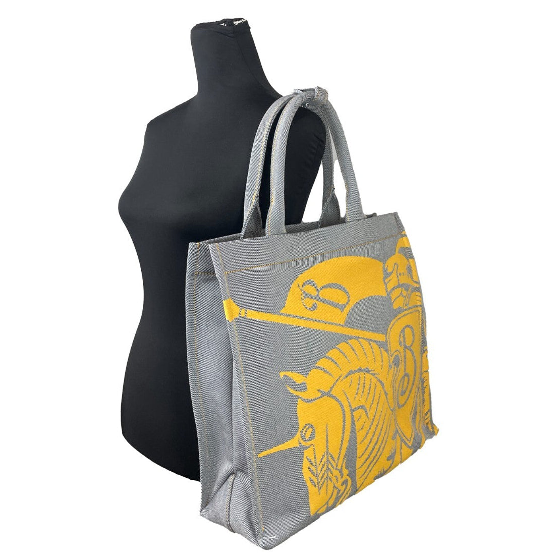Burberry EKD Canvas Tote Bag With Coin Pouch