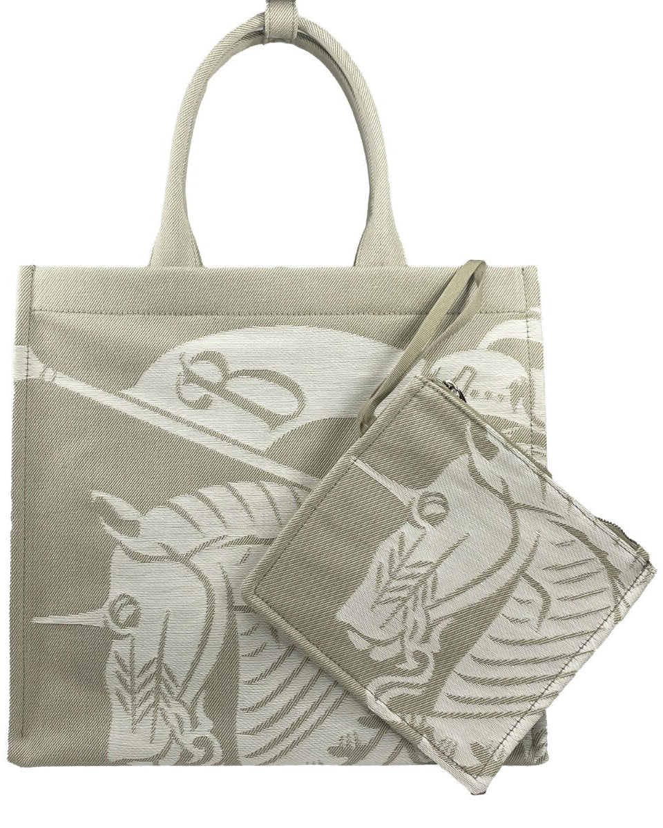 Burberry EKD Canvas Tote Bag With Coin Pouch