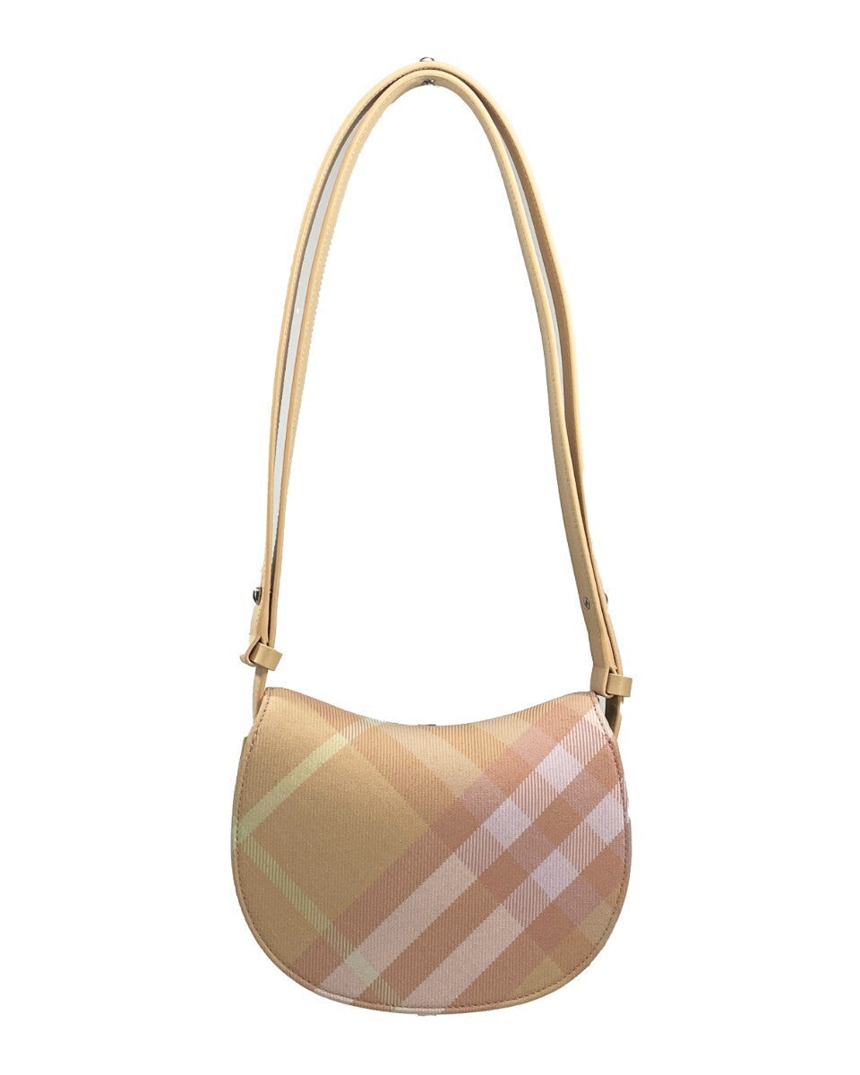 Burberry Mini Check Rocking Horse Crossbody Bag Purse