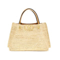 Beige Raffia Shoulder Bag