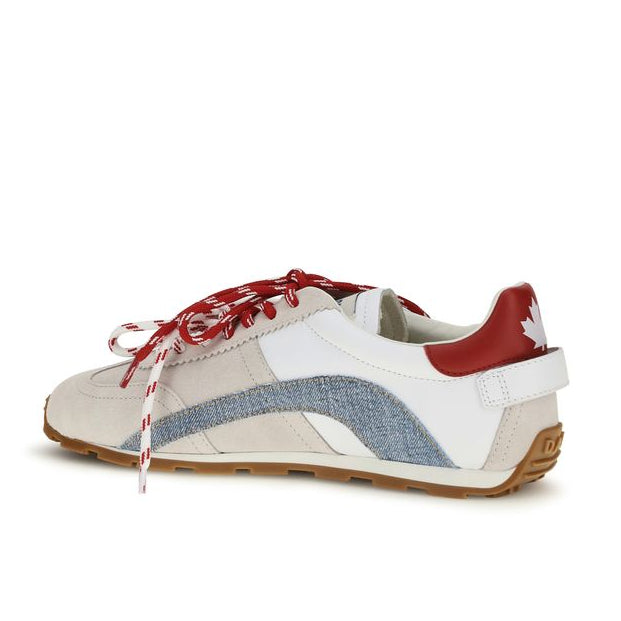 Multicolor Calf Leather Bos Taurus Low Top Sneakers