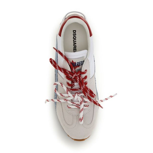 Multicolor Calf Leather Bos Taurus Low Top Sneakers