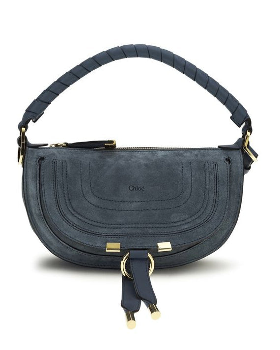 Blue Calf Leather Bos Taurus Shoulder Bag