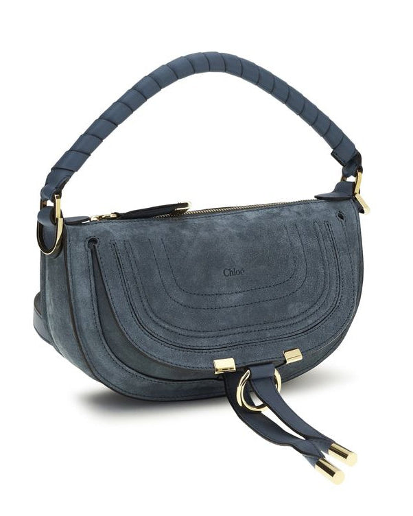 Blue Calf Leather Bos Taurus Shoulder Bag
