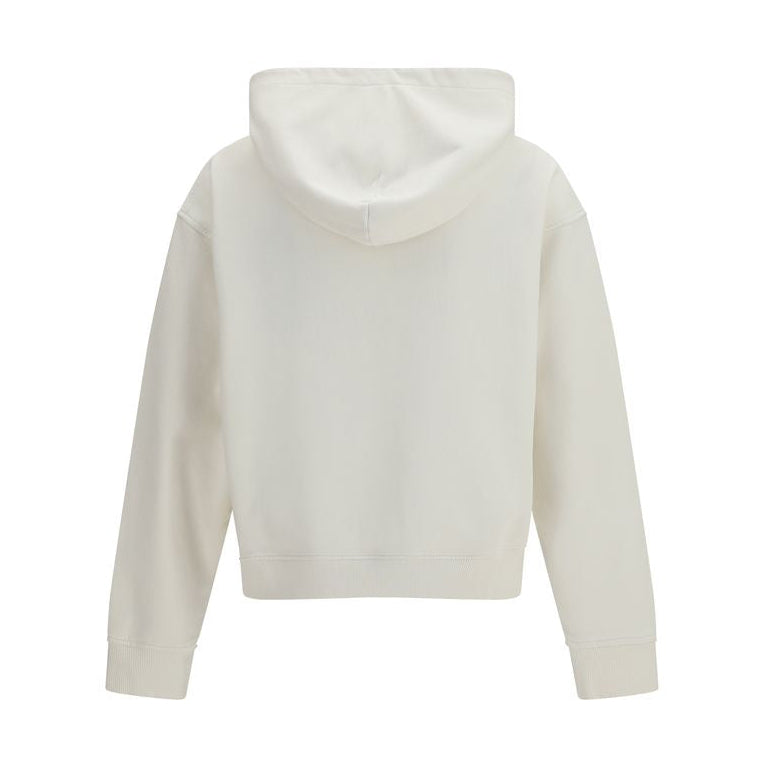 White Cotton Sweatshirt